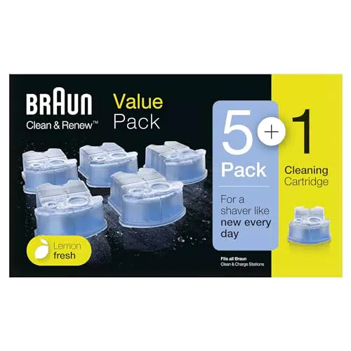 Braun Clean & Renew Reinigungskartuschen für elektrische Rasierer Herren