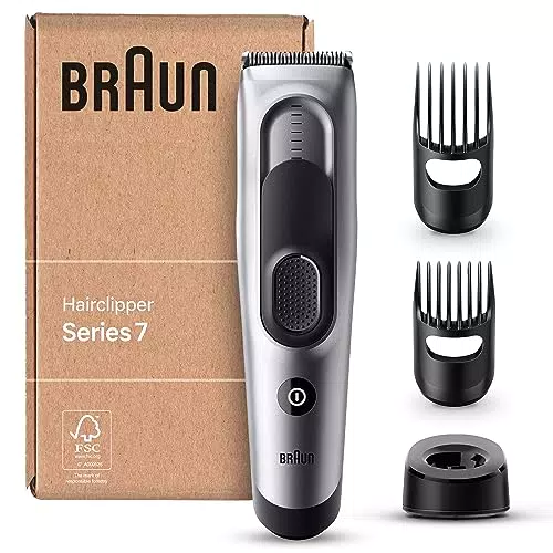Braun Haarschneider Series 7 HC7390, Haarschneider für Männer mit 17 Längeneinstellungen
