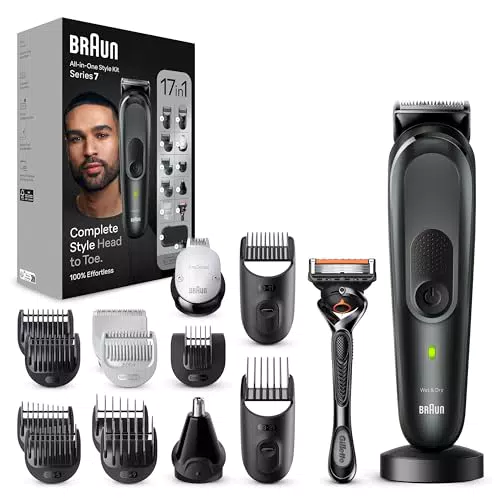 Braun All-In-One Styling Set Series 7 MGK7491, 17-in-1 Set für Bart