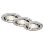 Briloner Leuchten - LED Einbauleuchten, Einbaustrahler 3er Set