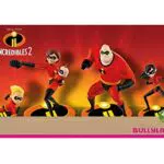 Bullyland 13289 - Spielfigurenset, Walt Disney Die Unglaublichen 2 - Set mit 5 Figuren