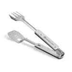 BURNHARD Grillbesteck 4-in-1, Multitool inkl. Grillwender