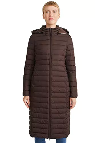 C&A Damen Steppmantel Polyester Puffer coat dunkelbraun 40