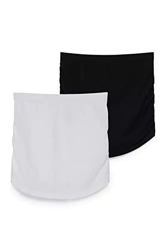 C&A Damen Top Umstandsmode 2er Pack|Multipack schwarz/weiß XS