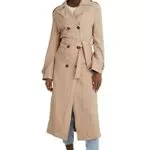 C&A Damen Trenchcoat Viskose|Polyester Trenchcoat beige 44