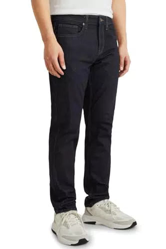 C&A Herren 5-Pocket Jeans Casual Slim Lycra|Stretch|Baumwolle|Polyester|Denim Jeans-dunkelblau W30 L32