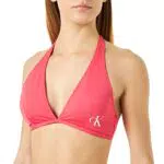 Calvin Klein Damen Bikinitop Neckholder, Rosa, 3XL