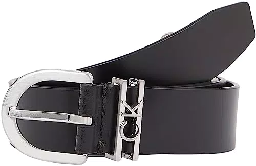 Calvin Klein Damen Gürtel Loop Belt 3, 0 cm Ledergürtel