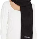 Calvin Klein Damen Schal Oversized Knit 30x180 Baumwoll-Mix