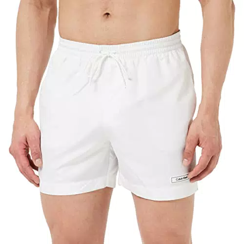 Calvin Klein Herren Badehose Medium Drawstring Lang