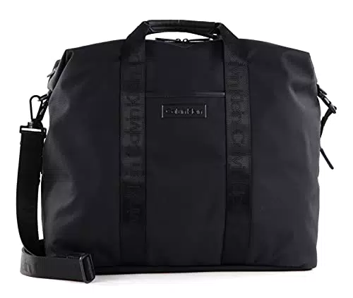 CALVIN KLEIN Herren CK Code Keep All Weekender, Schwarz