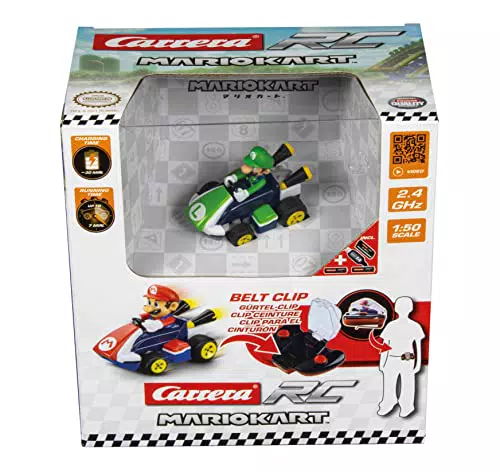 Carrera RC Mario Kart Mini RC Luigi I Für Kinder und Erwachsene