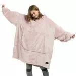 Catalonia Classy Kuschelige Fleece-Kapuzendecke, Warme Geschenke für Sie