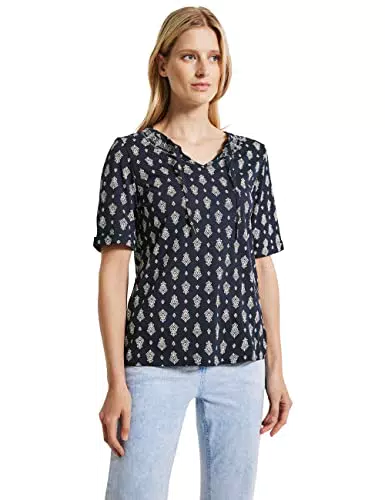 Cecil Damen B320156 Tunikashirt, Deep Blue, XL EU