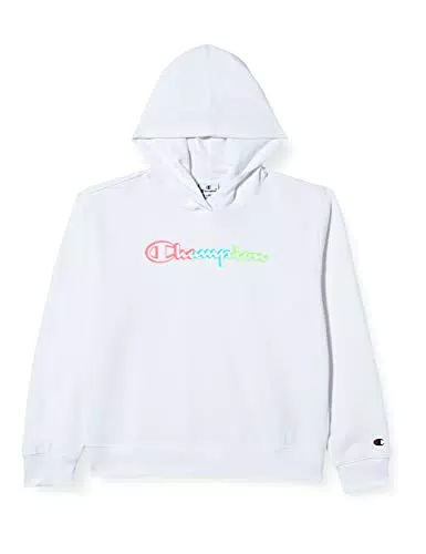 Champion Mädchen und Mädchen Legacy Color Ground-Powerblend Logo Boxy Kapuzenpullover