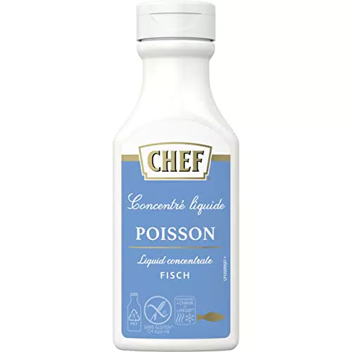 CHEF Flüssiges Konzentrat Fisch, Geschmacksboost für Aromatische Fischgerichte