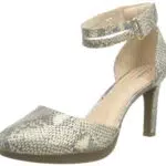Clarks Damen Ambyr Skip Pump, Beige Metallic