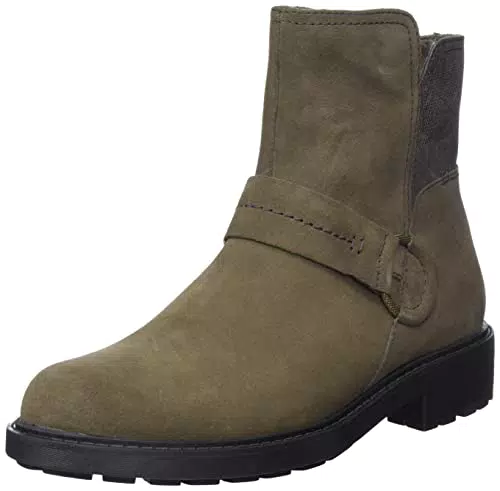Clarks Damen Opal Rose Fashion Boot, Dark Olive SDE