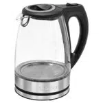 Clatronic WKS 3744G Wasserkocher, 1, 7 Liter, Glas/Edelstahlgehäuse
