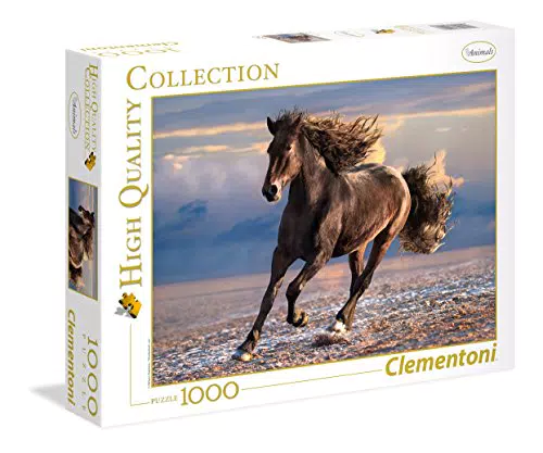 Clementoni 39420 Wildpferd Puzzle 1000 Teile, Geschicklichkeitsspiel für die ganze Familie