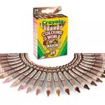 CRAYOLA Colours of the World - Wachsmalstifte, 24er-Packung