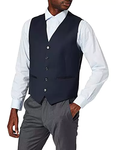 Daniel Hechter Herren Waistcoat NOS Shape Anzugweste