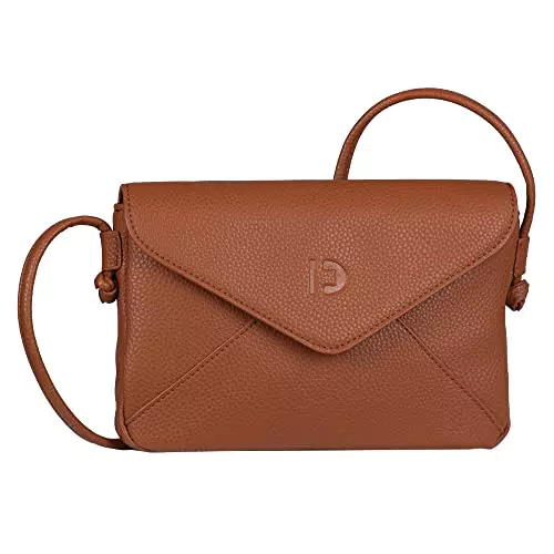 Denim TOM TAILOR, VELINA, Damen, Umhängetasche ohne Reißverschluss Cognac