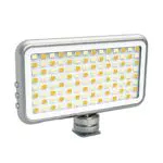 DIGIPOWER LED-Videolicht mit 24 Helligkeitsstufen, Farbtemperaturkontrolle und Lichtfilter