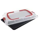 Dr. Oetker 1012 Backblech 3in1 mit Transporthaube, Ofenblech zum Backen