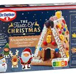 Dr. Oetker Knusper-Häuschen, Lebkuchenhaus und Dekorierset zum Basteln und Verzieren für die Weihnachtszeit - 1 x 403 g