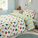 DREAMSCENE Bettbezug mit Kissenbezug - Bettwäsche-Set für Jungen und Mädchen