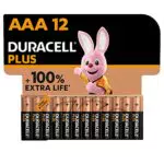 Duracell Plus Batterien AAA, 12 Stück, langlebige Power