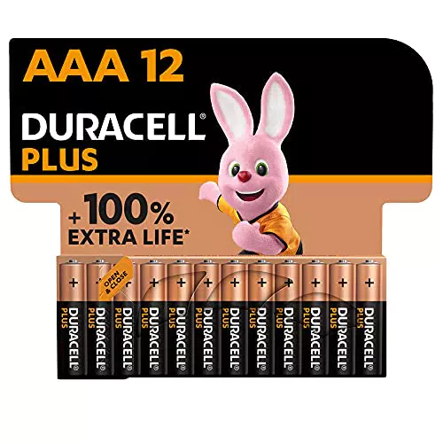 Duracell Plus Batterien AAA, 12 Stück, langlebige Power