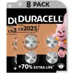 Duracell Specialty 2025 Lithium-Knopfzelle 3 V, 8er-Packung