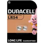 Duracell Spezialzellen LR54 Alkali-Knopfzelle 1, 5 V