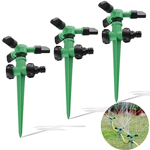 EANLOLY Rasensprenger, Gartensprenger 3 Stück, Kann für Gartendusche Bewässerungssystem und Rasenbewässerungssystem