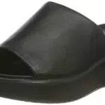 ECCO Damen Flowt Wedge LX Heeled Sandal Slide, Black