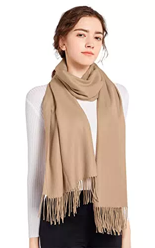 ELF KUCKUCK Schal Damen Winter Baumwolle Winterschal Pashmina Halstuch