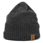 Elkline Strickmütze mit Fleece Beanie unifarben, Farbe:anthrazit