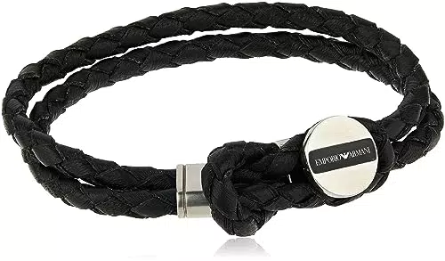 Emporio Armani Armband Für Männer, 18, 50Cm Silber Edelstahlarmband