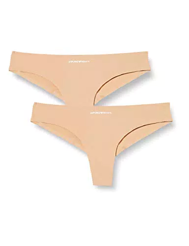 Emporio Armani Underwear Damen Bi-Pack Brazilian Brief Basic Bonding Microfiber Unterwäsche