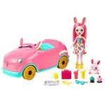 Enchantimals HCF85 - Häschen-Mobil 10-teiliges Set mit Puppe