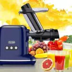 Entsafter Slow Juicer, Fezen Entsafter mit Breitem Einfüllschacht