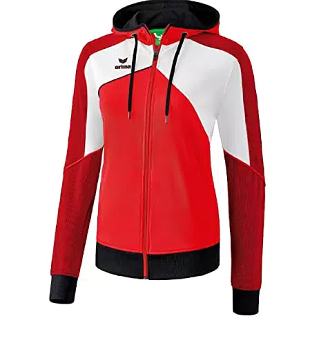 Erima Damen Premium One 2.0 Trainingsjacke mit Kapuze