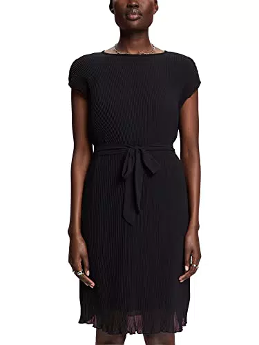 Esprit Collection Ärmelloses Plisseekleid, LENZING™ ECOVERO™