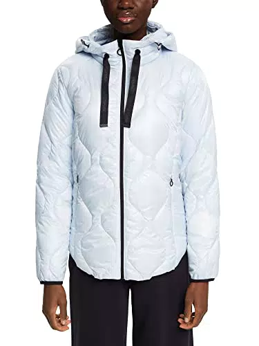 ESPRIT Damen 013EE1G370 Jacke, 436/PASTEL Blue 2, L