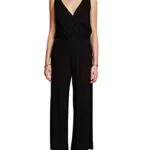 ESPRIT Damen 063EE1L304 Overalls, 001/BLACK, XXL