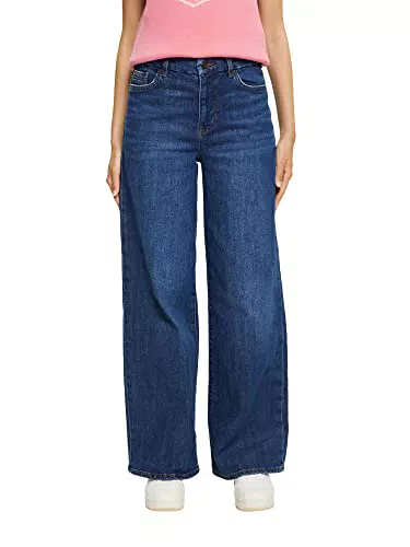 ESPRIT Damen 992CC1B314 Jeans, 901/BLUE Dark WASH, 27/34