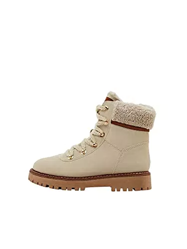 ESPRIT modischer Damen Fashion Boot, 110/OFF White