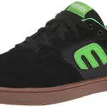 Etnies Kids Windrow Skate Shoe, Black/Green/Gum